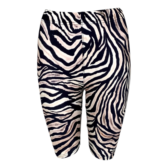 BLACK COLOUR - ZOIL ZEBRA TIGHT SHORTS