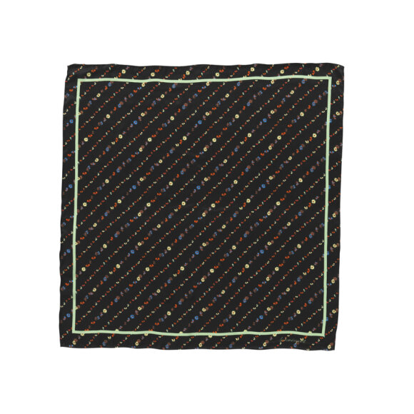 BECKSÖNDERGAARD - JET BLACK LILUYE SIA SCARF