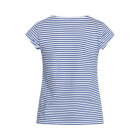 MADS NØRGAARD - WHITE/PRINC BLUE STRIPE TEASY