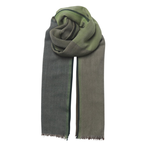 BECKSÖNDERGAARD - TREKKING GREEN VIKKO WOO SCARF