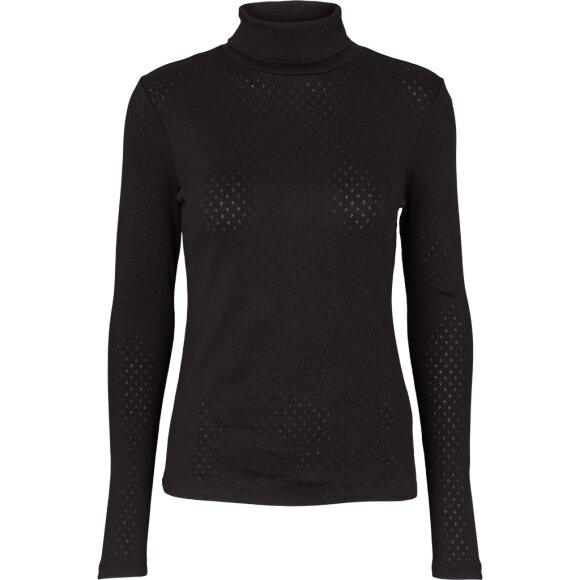 BASIC APPAREL - BLACK ARENSE ROLL NECK