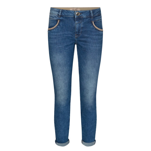 MOS MOSH - BLUE REG NAOMI ROW JEANS