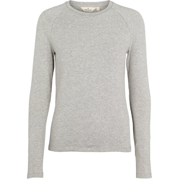 BASIC APPAREL - GREY MEL ARINA LS TEE