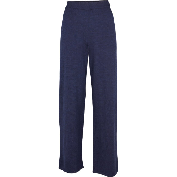 BASIC APPAREL - DARK NAVY VERA WIDE PANT