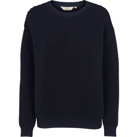 BASIC APPAREL - NAVY ISTA SWEATER ORGANIC