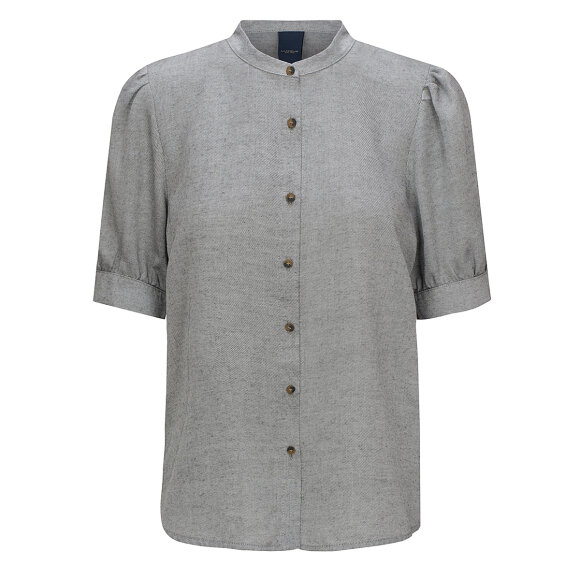 ONE TWO LUXZUZ - DARK GREY MEL GROA SHIRT