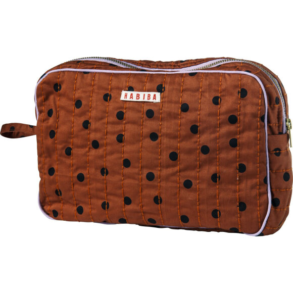 HABIBA - SONIA TOILETRY BAG RUST