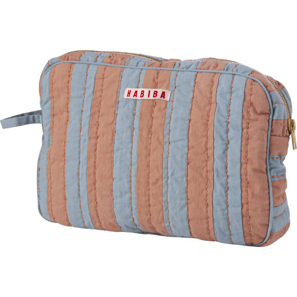 HABIBA - AGNES TOILETRY BAG PASTEL BLUE