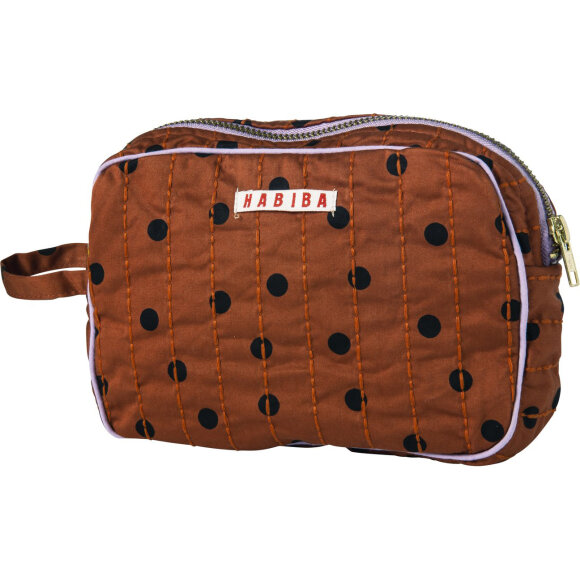 HABIBA - SONIA MAKEUP CLUTCH RUST