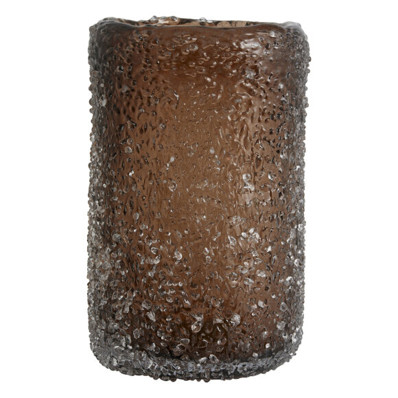 NORDAL - BROWN CLYDE VASE L