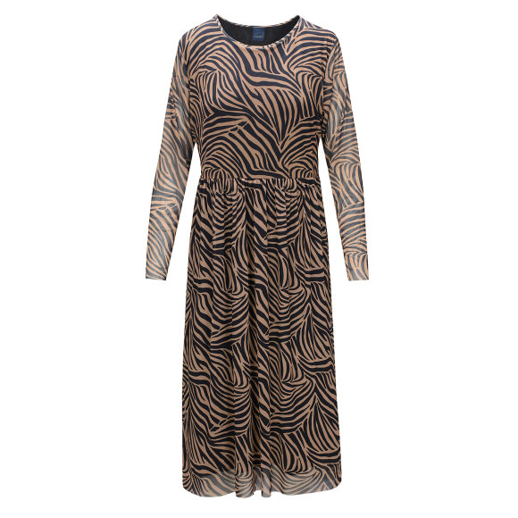 ONE TWO LUXZUZ - CAMEL SIMPLIANA MESH DRESS