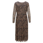 ONE TWO LUXZUZ - CAMEL SIMPLIANA MESH DRESS