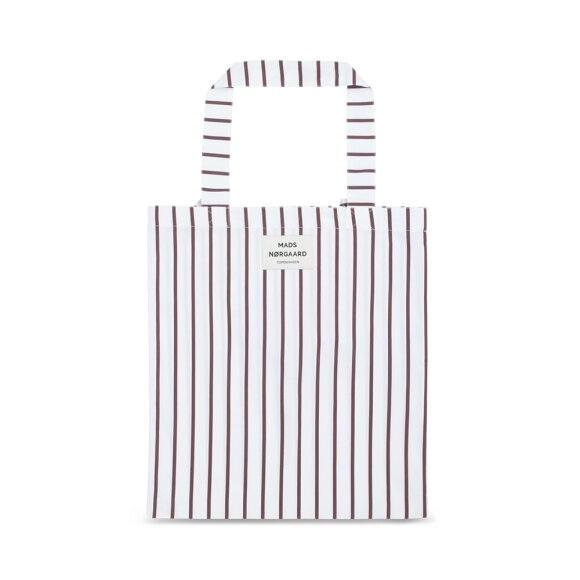 MADS NØRGAARD - WHITE/WINE SACKY ATOMA BAG