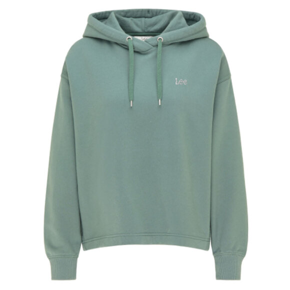 LEE - STEEL GREEN LEE LOOSE HOODIE