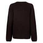 NEO NOIR - CHOCOLATE BROWN LULA KNIT BLOU