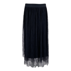 BLACK COLOUR - BLACK SAGA SKIRT