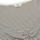 MADS NØRGAARD - WHITECAP GRAY/BLACK TINNA TEE