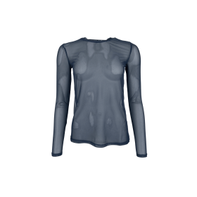BLACK COLOUR - NAVY ANNIE MESH BLOUSE