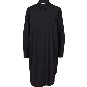 BASIC APPAREL - BLACK VILDE LOOSE SHIRT DRESS