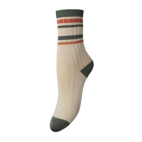 BECKSÖNDERGAARD - OYSTER GREY SPORTIA GLORY SOCK