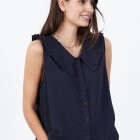 LOLLYS LAUNDRY - WASHED BLACK CARLY TOP
