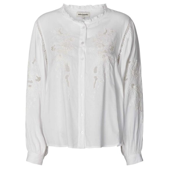 LOLLYS LAUNDRY - WHITE VALENTINA SHIRT