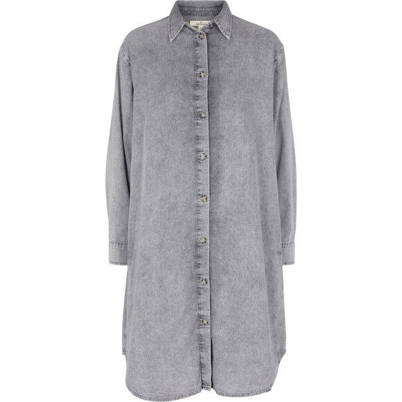 BASIC APPAREL - GREY BLUEBELL SHIRT DRESS