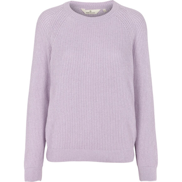 BASIC APPAREL - PURPLE HEATHER NURIA SWEATER