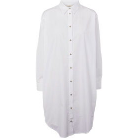 BASIC APPAREL - BRIGHT WHITE VILDE LOOSE SHIRT DRESS
