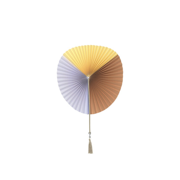 BROSTE COPENHAGEN - MULTI COLOR FAN SABA PAPIR