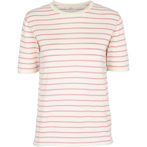 BASIC APPAREL - WHISPER WHITE/ROSE SOYA TEE