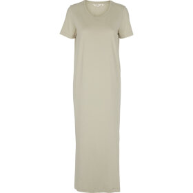 BASIC APPAREL - MOSS GRAY REBEKKA DRESS GOTS