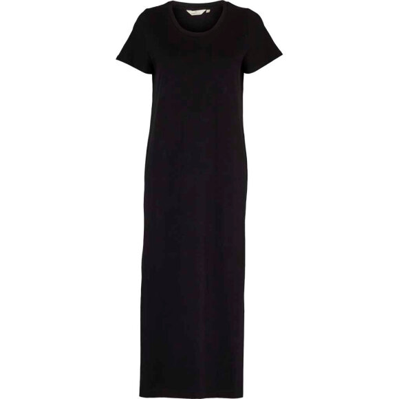 BASIC APPAREL - BLACK REBEKKA DRESS GOTS