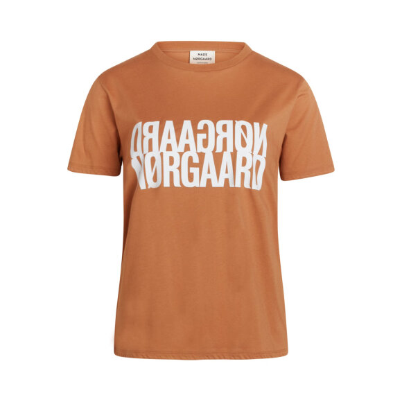 MADS NØRGAARD - PECAN BROWN ORG TRENDA P TEE