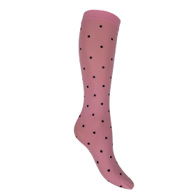 BLACK COLOUR - DOTS CANDY BCAURA KNEE HIGH