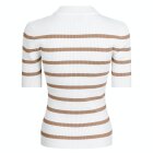 NEO NOIR - CAMEL MALLOY STRIPE KNIT TEE