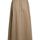 NEO NOIR - LIGHT TAUPE YARA POPLIN SKIRT