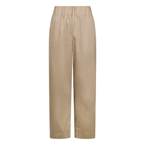 NEO NOIR - LIGHT TAUPE YANA POPLIN PANTS