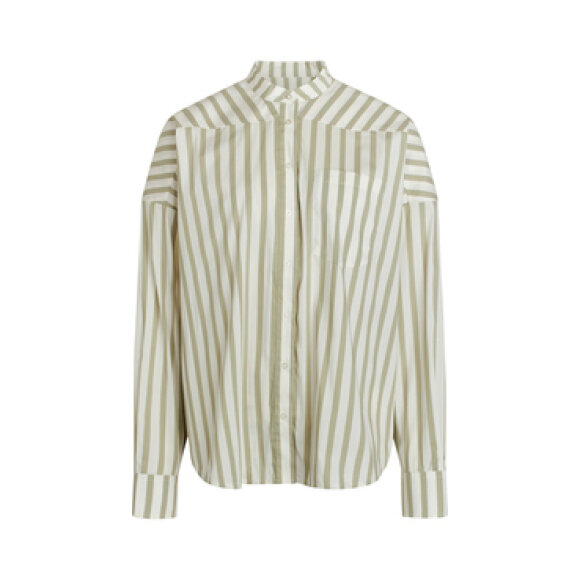 MADS NØRGAARD - CANDY STRIPE ELM/WHITE FRANNIE