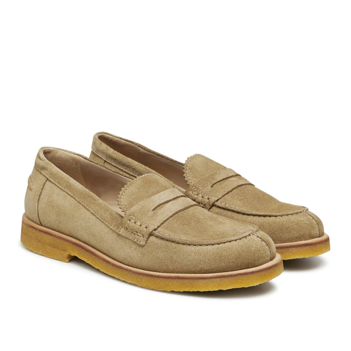 SCHELDE | - - - SAND KLASSISK LOAFERS M/BLØD H