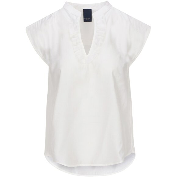 ONE TWO LUXZUZ - CREAM OTTIE TOP