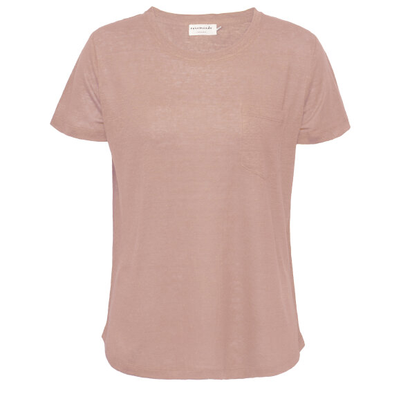 ROSEMUNDE CPH - PEACHY ROSE LINNEN T-SHIRT