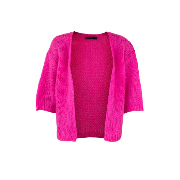 BLACK COLOUR - PINK NEON BCCASEY CARDIGAN
