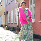 BLACK COLOUR - PINK NEON BCCASEY CARDIGAN