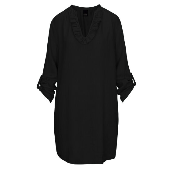 ONE TWO LUXZUZ - BLACK OVA DRESS