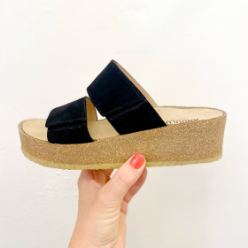 ANGULUS - SORT FODSENG SANDAL