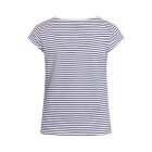 MADS NØRGAARD - WHITE/NAVY ORG STRIPE TEASY