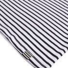 MADS NØRGAARD - WHITE/BLACK ORG STRIPE TEASY