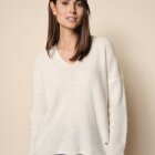 MOS MOSH - ECRU THORA V-NECK KNIT