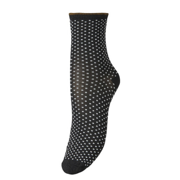 BECKSÖNDERGAARD - BLACK DINA SMALL DOTS SOCK